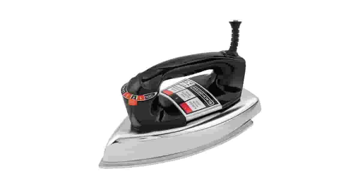 Melhor Ferro de Passar Roupa Black decker: Guia de Compra
