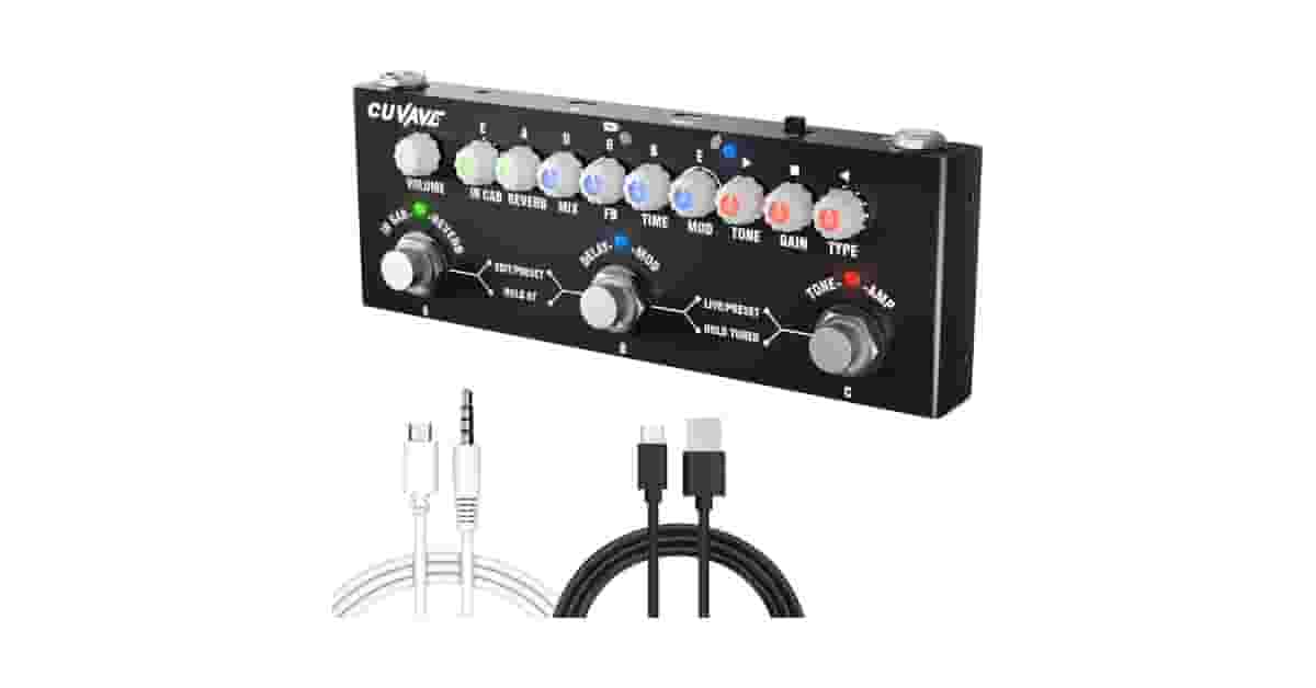 Melhor Pedaleira para Guitarra: 8 Opções de Destaque