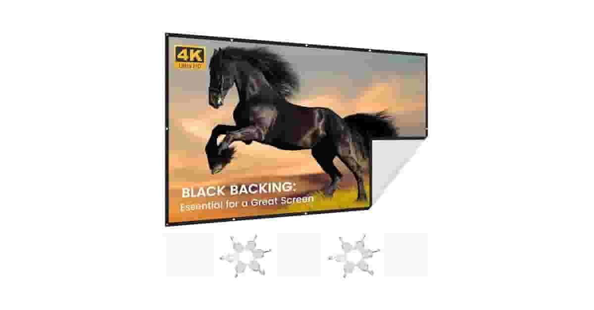 Melhor tela para projetor hy300: Imagem de Cinema