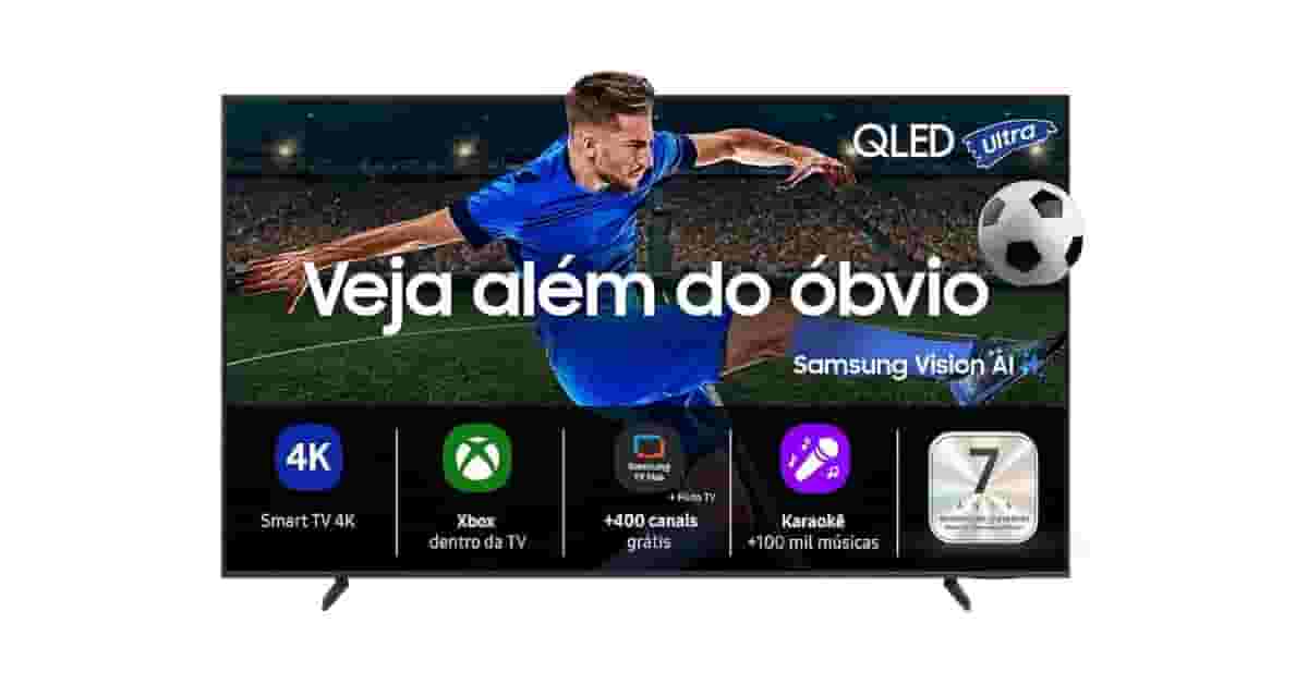 Melhor Tv Samsung Qled: 7 Opções com IA e 4K