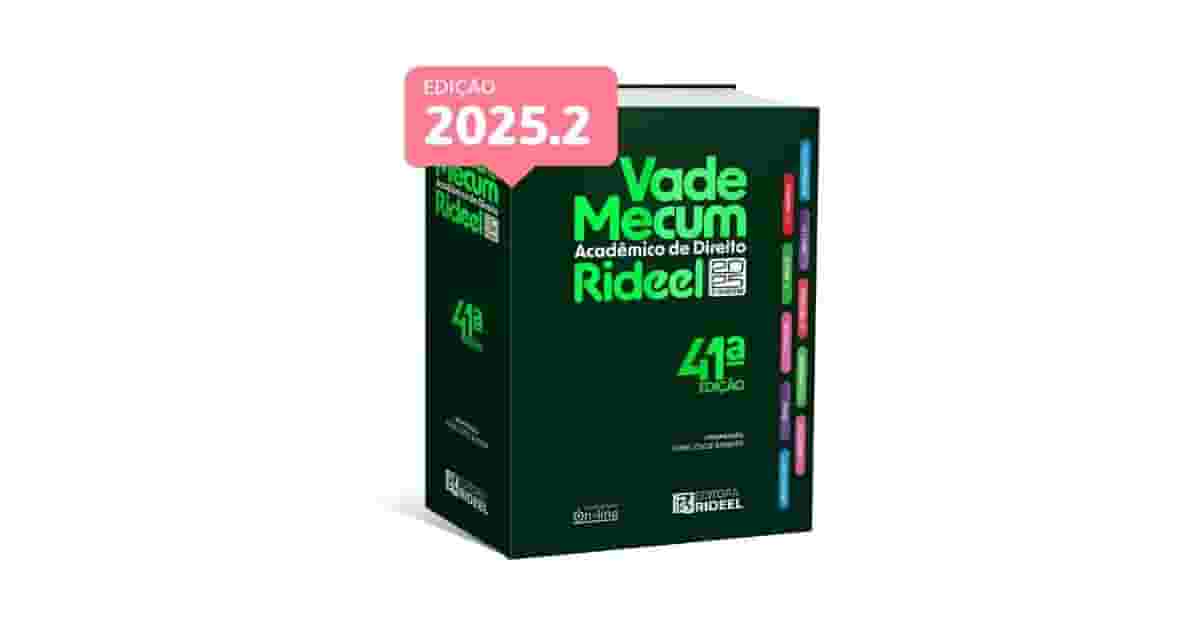 Melhor Vade Mecum Rideel: Acadêmico ou Compacto?