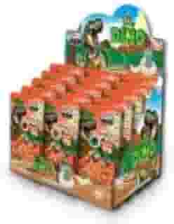 Bolinhas de chiclete - Dino goma, caixa com 24 unidades