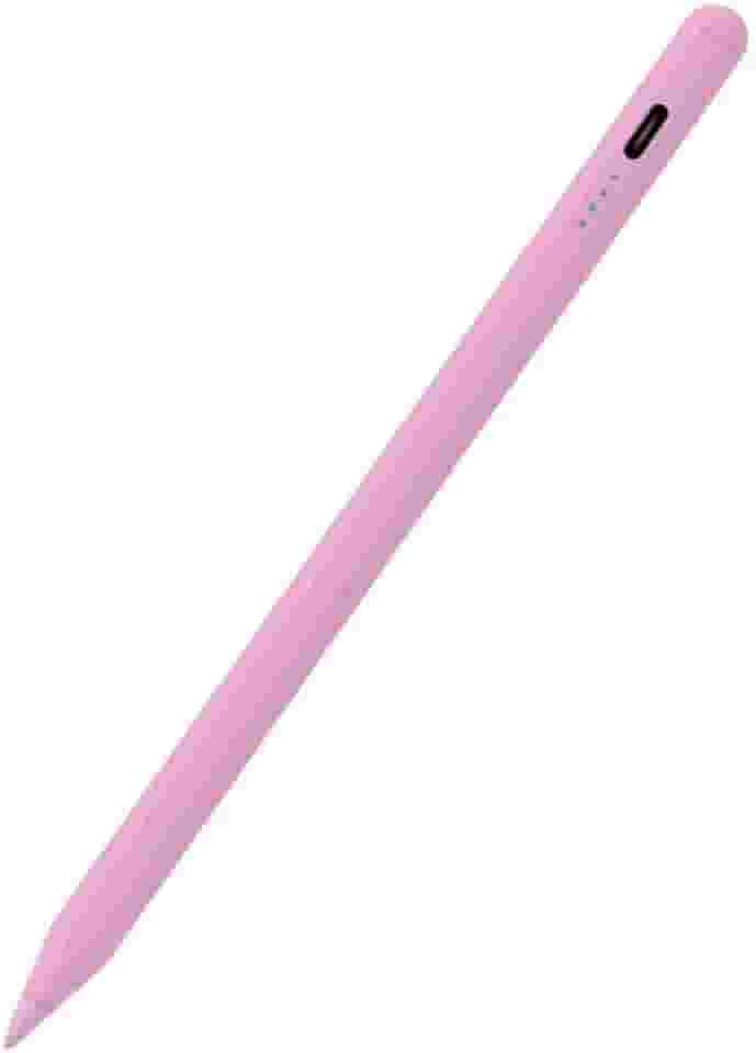 Caneta Stylus capacitiva universal para Samsung Galaxy Tab A7/A8/A9/A9 Plus - ferramenta de escrita/desenho compatível com Android/iOS, sensibilidade à pressão, pontas substituíveis (rosa)