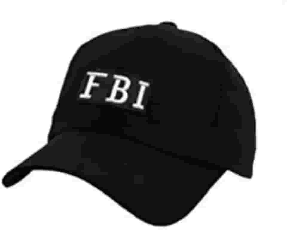 Boné Preto Fbi