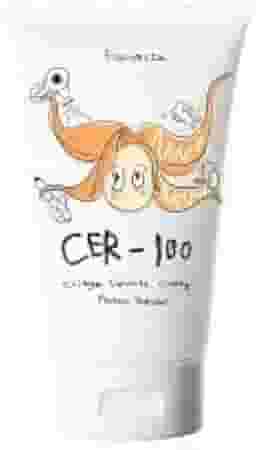 Elizavecca CER-100 Máscara Capilar Proteico 100ml | Colágeno + Ceramidas, Reconstrução Profunda para Cabelos Danificados e Ressecados