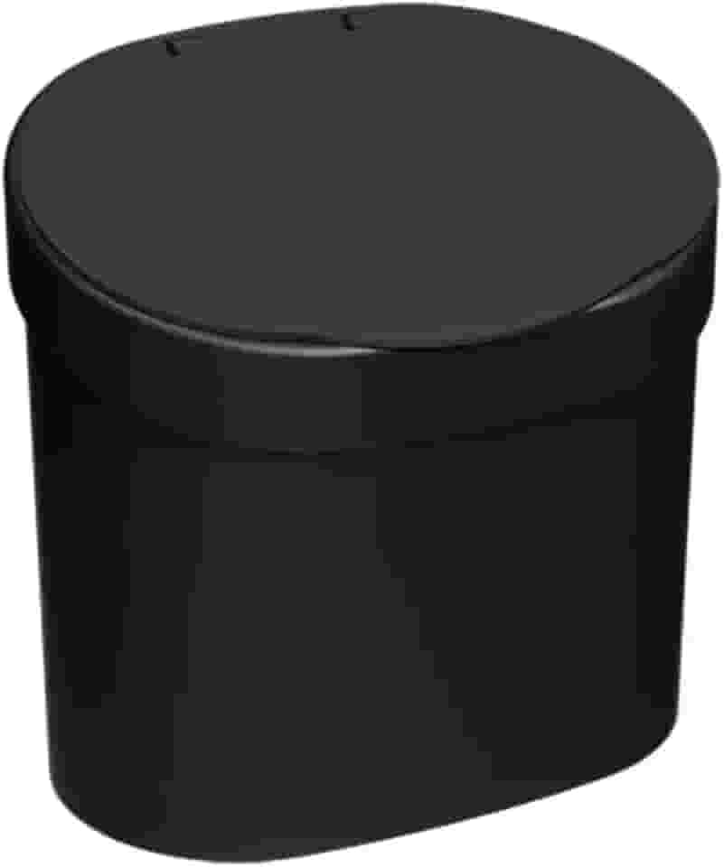 Lixeira Com Tampa Para Pia 4 L, Preto, Coza