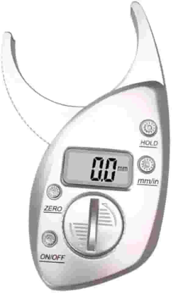 Adipômetro Digital Portátil, Medidor de Gordura Corporal, Medição de Dobras Cutâneas