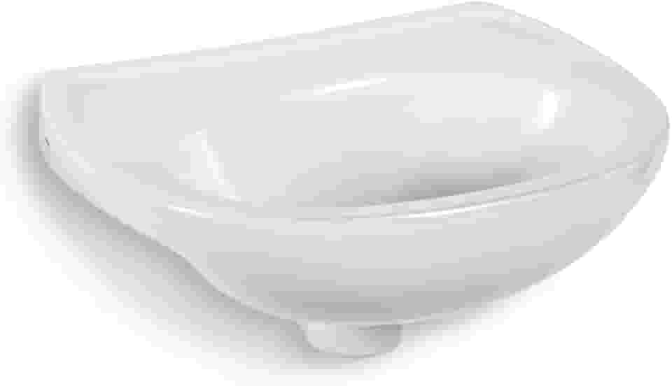 Lavatório Suspenso Branco 42x32cm para Banheiro – Cuba de Parede com Opções de Instalação (Lavatório)