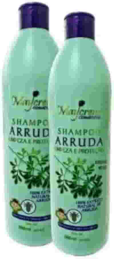 2 Shampoo De Arruda Mata Piolho E Lêndeas Limpeza E Proteção