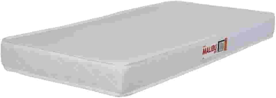 Colchão Solteiro Espuma D20 Malibu 88x188x12cm Branco Hellen