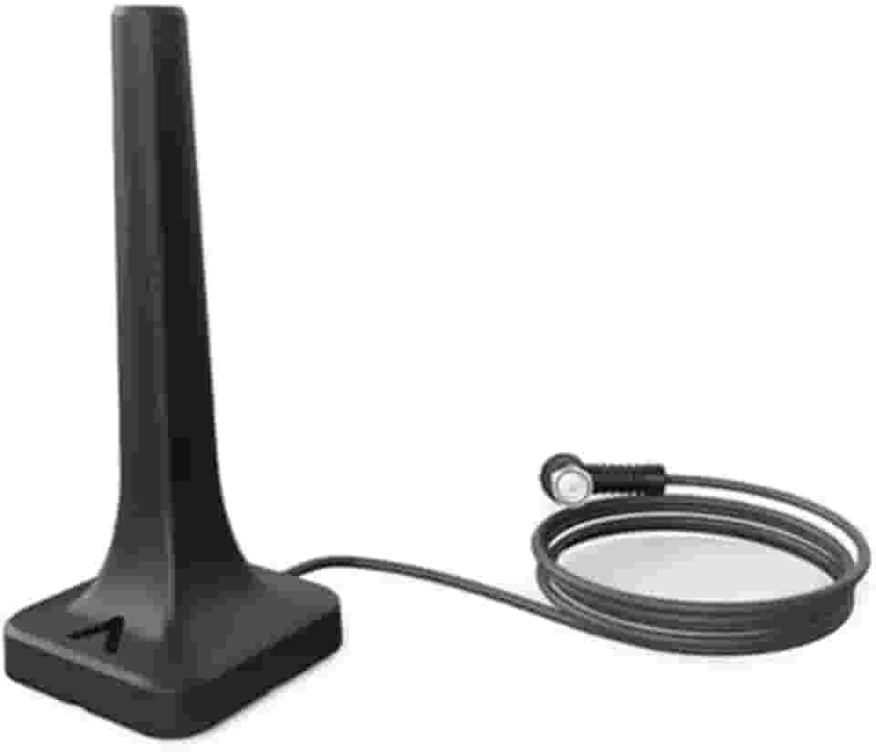 Aquário DTV-200 - Antena Digital Interna Quadrada com Cabo 2,5 metros, Preto