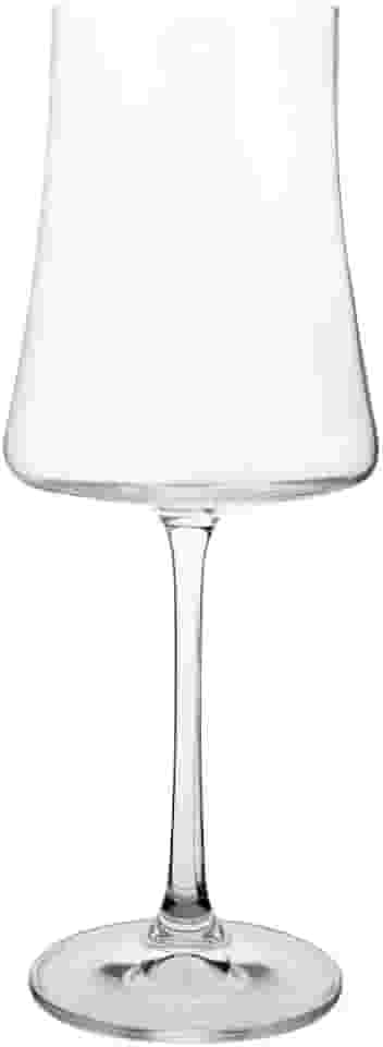 Jogo de 6 tacas para vinho tinto Xtra em cristal ecologico 460ml A24cm