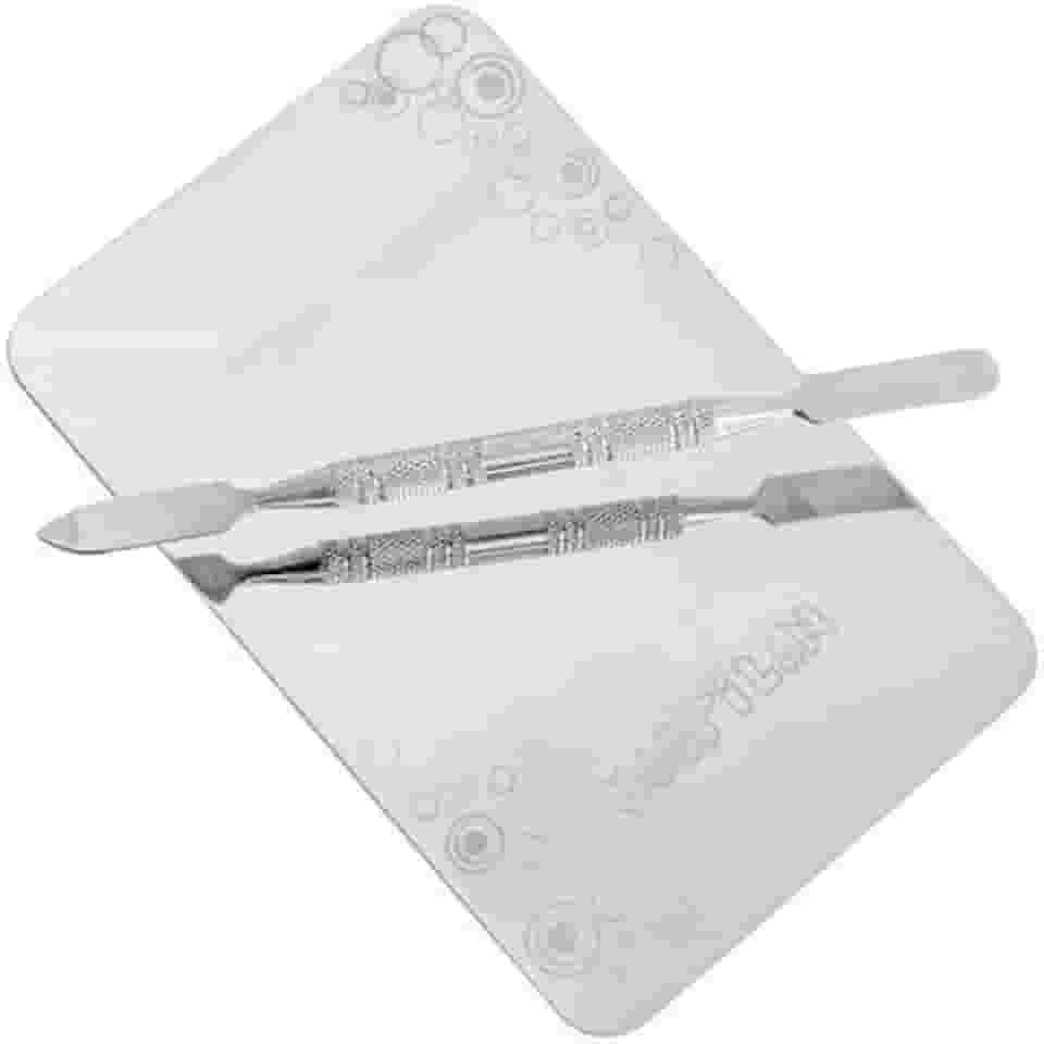 Macrilan Kit Placa E Espátula Para Maquiagem - Ac-04