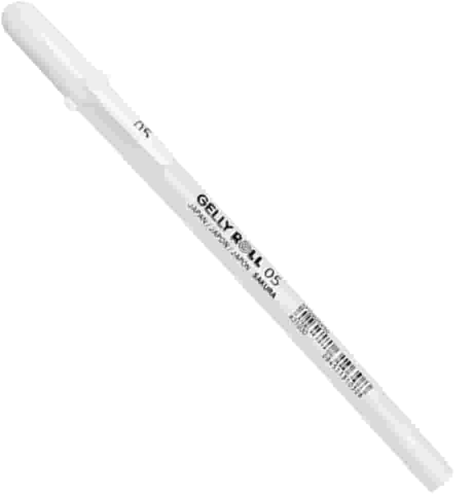 Caneta Gel Sakura Gelly Roll Cor Branco - 1.0mm Ponta Grossa