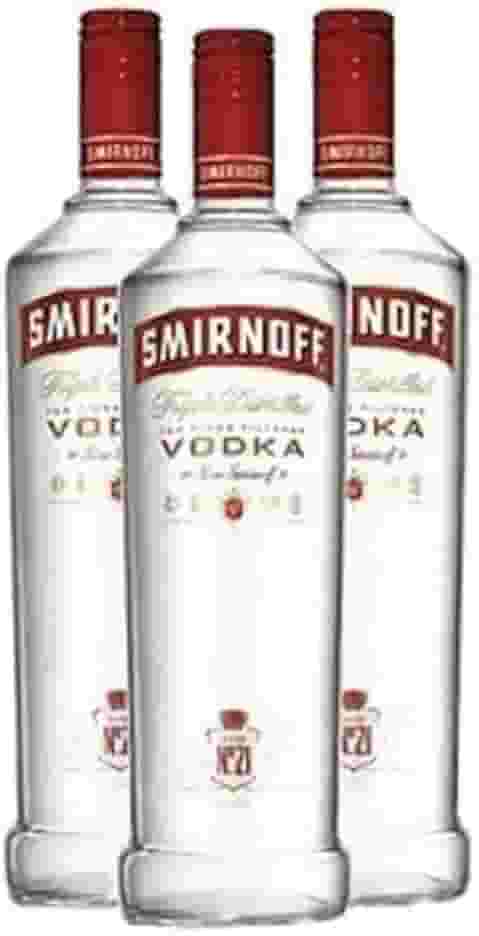 Kit Vodka Smirnoff 998ml 3 unidades