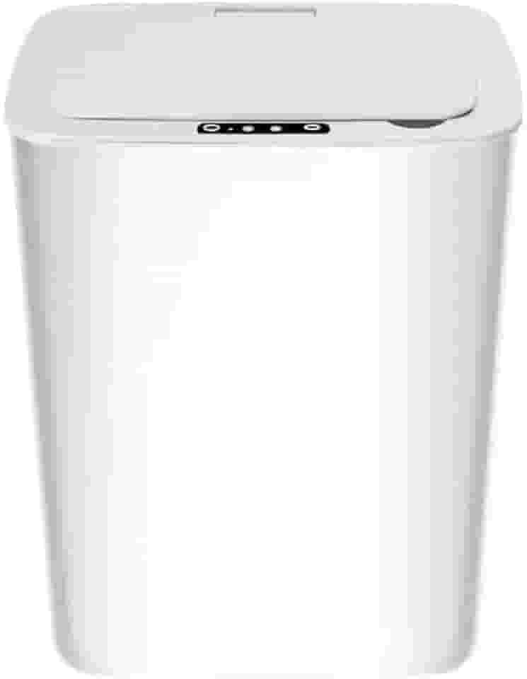 Lixeira Automatica Inteligente Com Sensor Branca 15 L