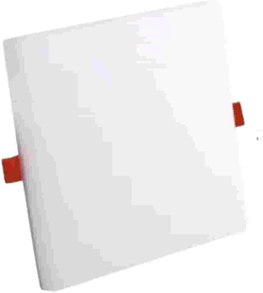 Painel Plafon Frameless Borda Infinita Sobrepor Ou Embutir Quadrado 17x17cm 24W 6500K Bivolt