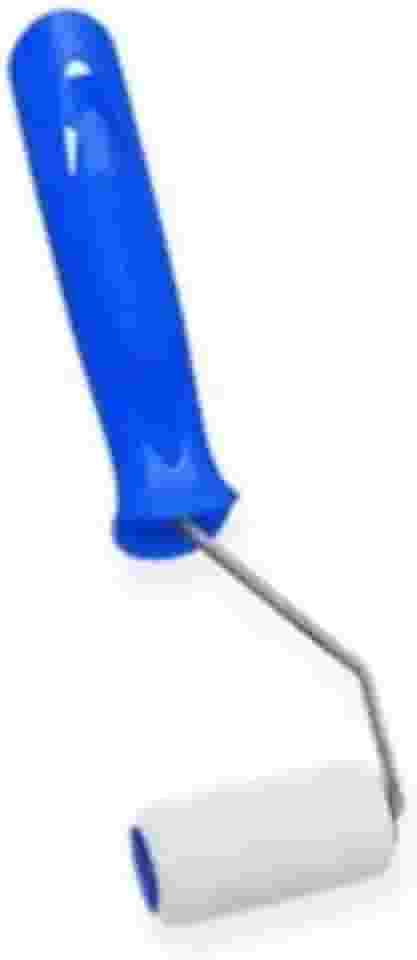 Rolo la de Carneiro com Suporte, Tigre 61379050, Branco, 5cm