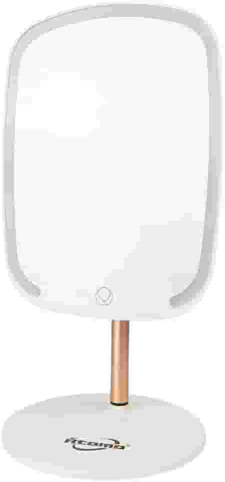 Espelho de luxo Para Camarim, para Se Maquiar com Iluminação em Led, USB, 3 Modos de Iluminação, Espelho de Bancada de Mesa para Maquiagem, Acabamento de Premium (Branco)