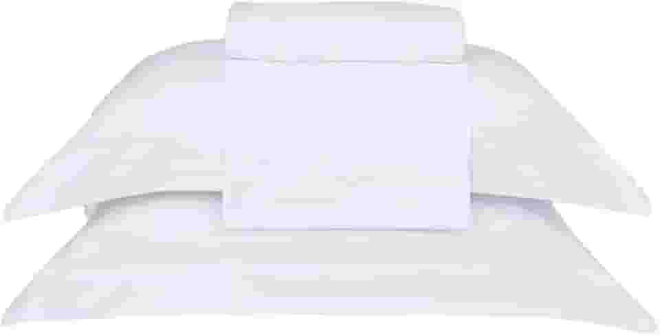 Buddemeyer Jogo de Cama King Cetim 300 Fios Buddemeyer Bud Vision New Colors II 100% Algodão Penteado Branco 4 peças