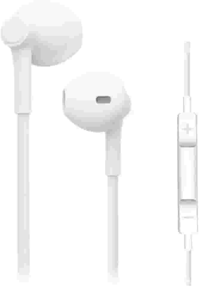 Fones de Ouvido com Fio Premium, Compátivel com Lightning, iOS - iPhone 5, 6, 7, 7, 8, X, 11, 12, 13 e 14, com Microfone e Controle de Volume, Graves Aprimorados, Modelo 1° Geração.