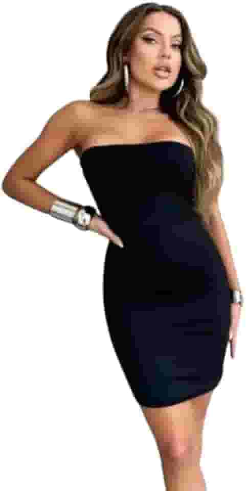 Vestido curtinho tomara que caia