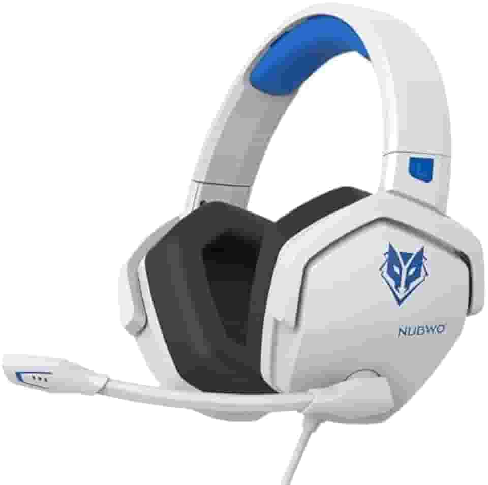 NUBWO N16 Fones de ouvido para jogos - Fones de ouvido com microfone, som estéreo, fio com conector de áudio de 3,5 mm - Design Confortável para Xbox, PS5, PS4, PC, Switch 2, Mac