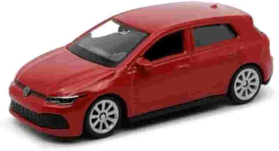 Miniatura - 1:64 - Volkswagen Golf 8 GTI - Vermelho - California Minis - Welly