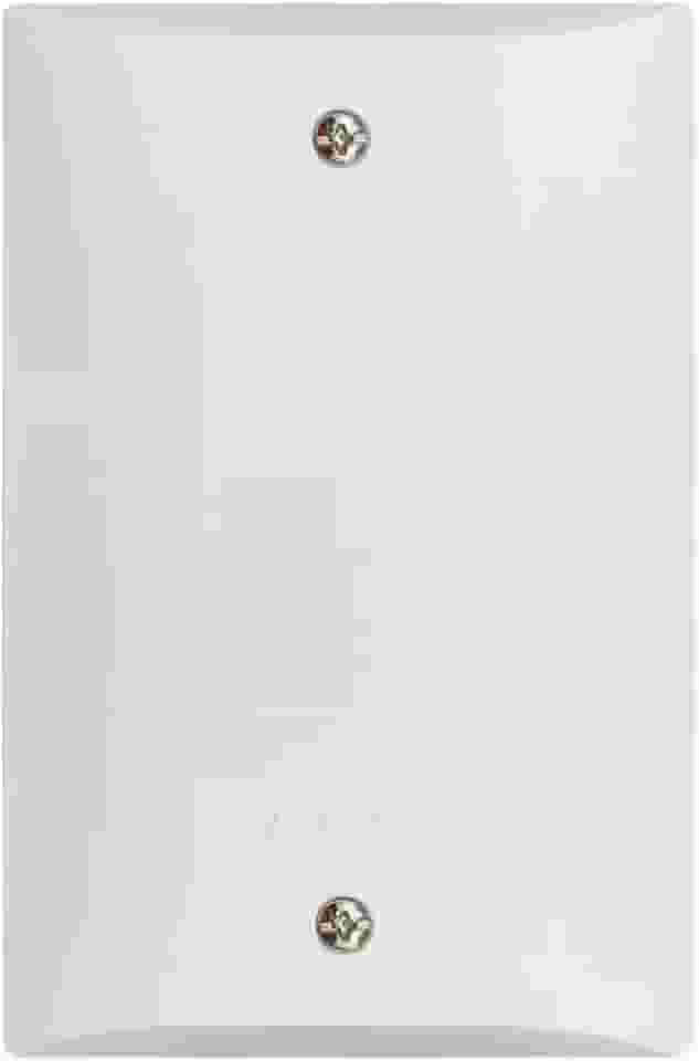 Kit 05 Espelho Placa Sem Furo Cego Para Tomada Interruptor Branca