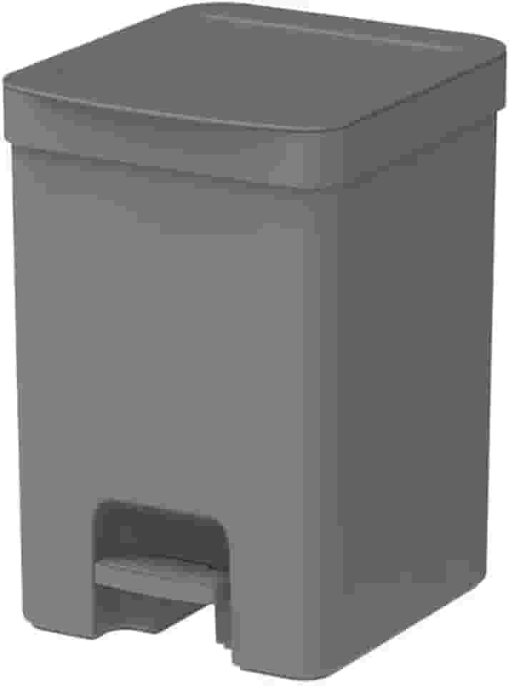 Lixeira com Pedal Trium Cinza 12L