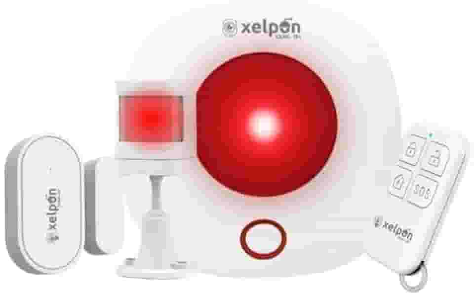 Kit Sistema Alarme Residencial Inteligente Wifi Sirene Alexa