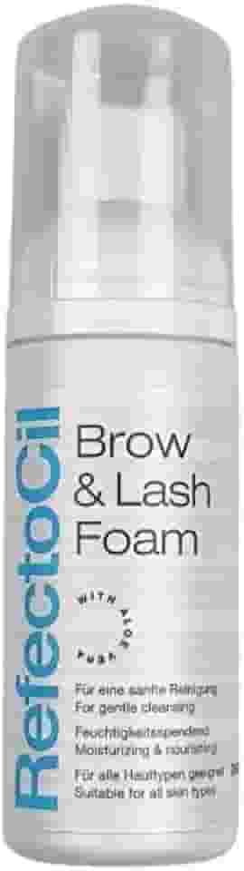 Espuma de Limpeza Facial RefectoCil Foam 45ml – Limpa Suavemente a Pele e a Região dos Olhos - Ideal para Extensão de Cílios - Higieniza sem Irritar - Oil-Free - Uso Profissional e Diário