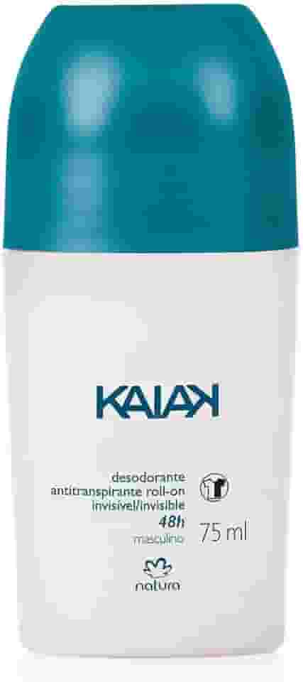 Natura Desodorante Roll On Masculino - 75 ml com Proteção de 48 Horas e Fragrância Conhecida