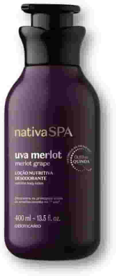 Loção Nutritiva Desodorante Nativa Spa Uva Merlot 400ml