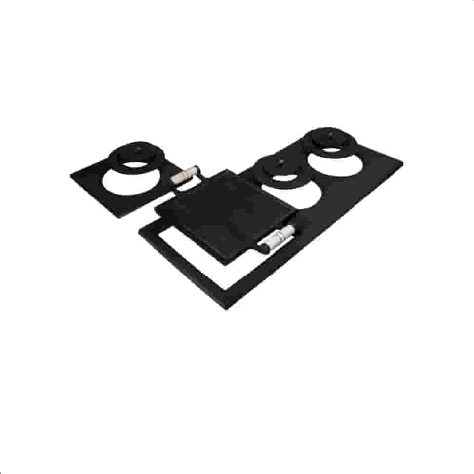 Chapa para fogão a lenha de ferro fundido com bifeteira multiuso