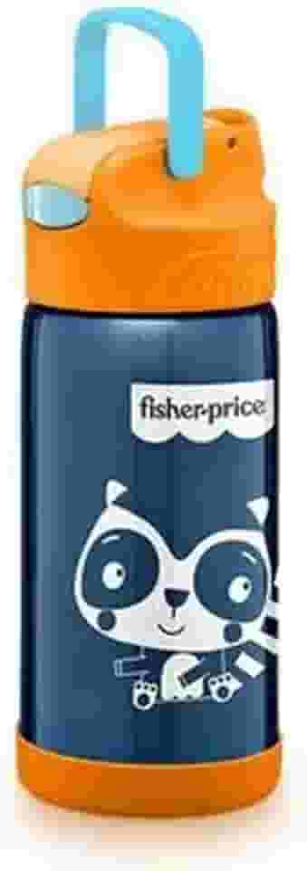 Copo Termico Aco Inox Hot & Cold Azul Candy Cane - BB1022, Fisher Price, Azul Cady Cane