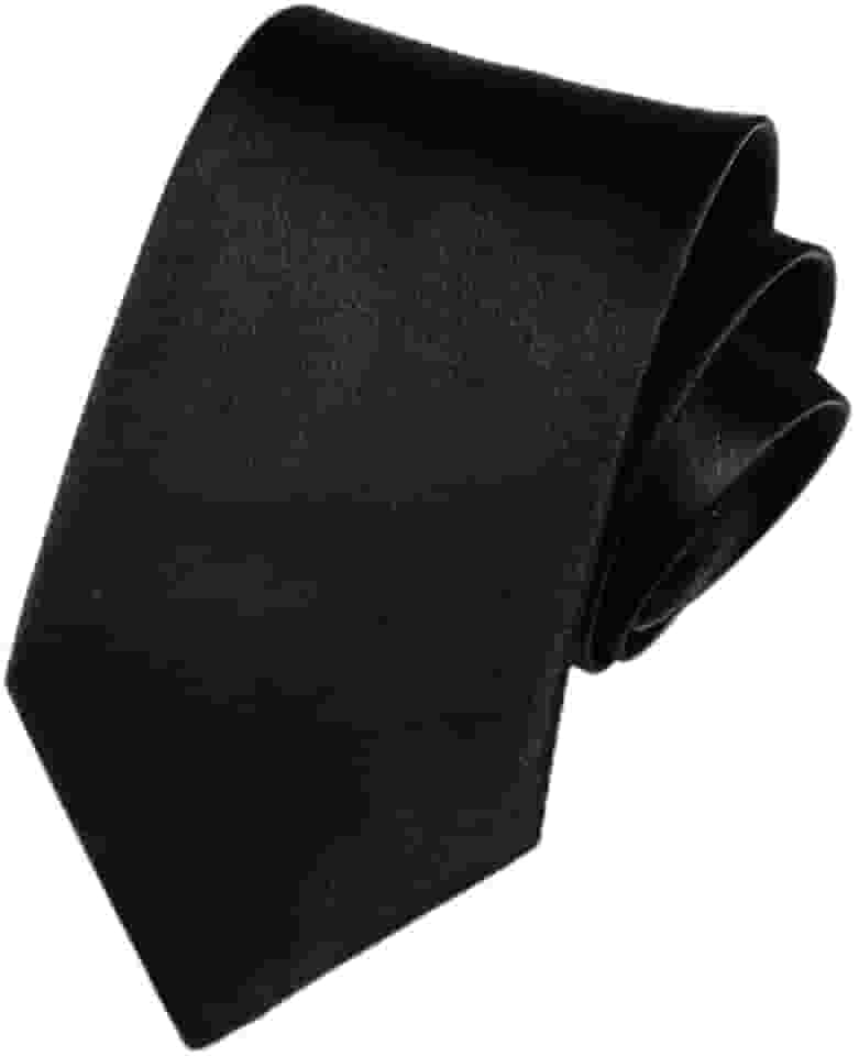 Gravata skinny clássica para homens, gravata de negócios de cor sólida de 8 cm de largura, para ternos formais profissionais e roupas de escritório