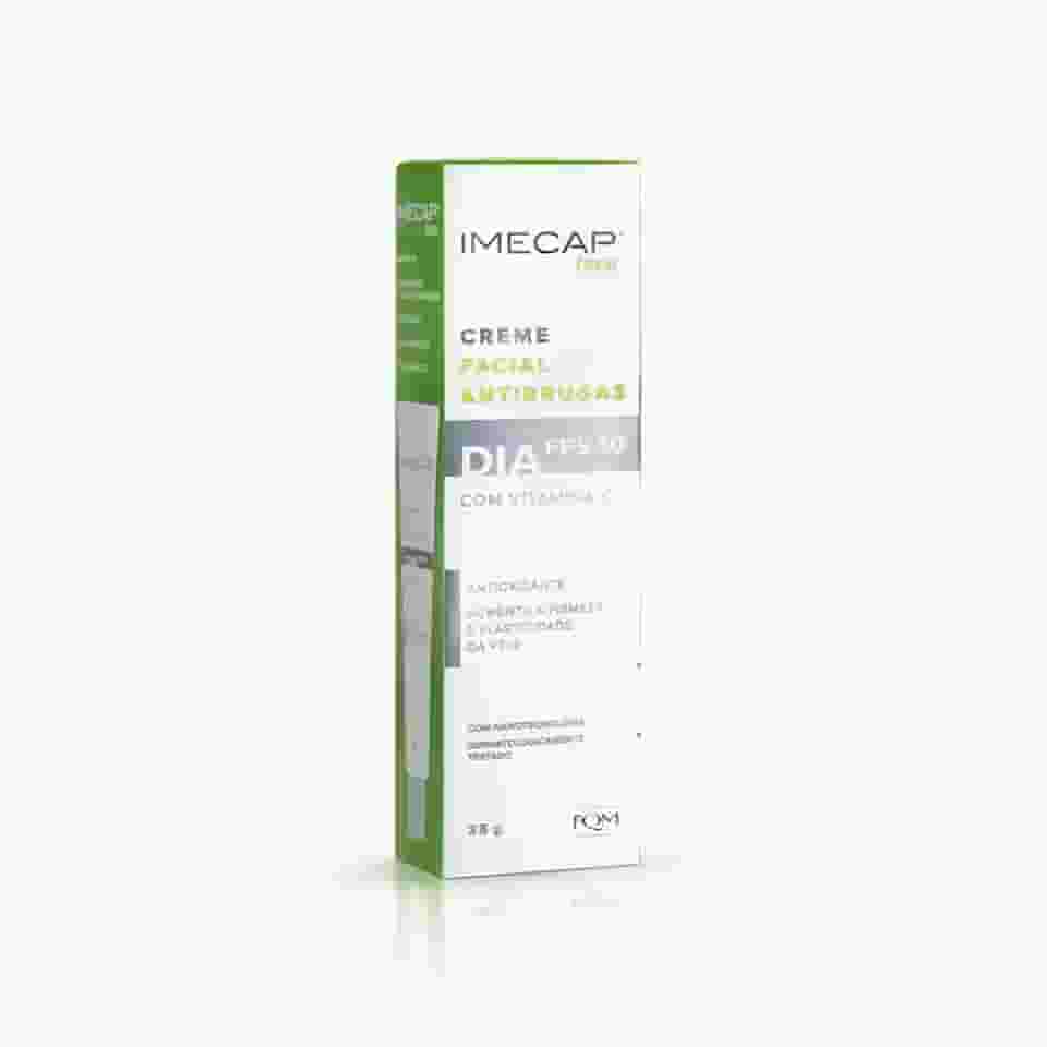 Imecap Face Dia 35g - Creme Antirrugas FPS 30 + Ácido Hialurônico + Vit. C