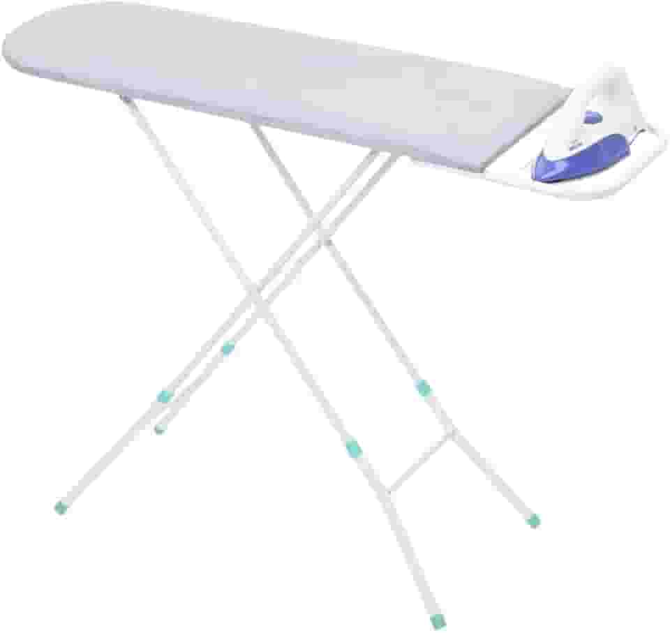 Tabua de Passar Roupa Com Suporte para Ferro Tecido Termico Mesa Passadeira