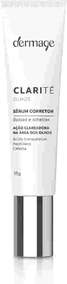 Clarité Bolsas e Olheiras, Creme para a Região dos Olhos, Ação Anti-idade, Antiedema, Hidratante, Formulado com Green Tea e Cafeína, 15g
