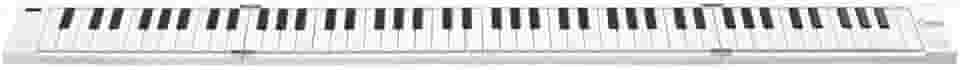 Carry-on Piano Digital Dobrável CARRYON88 Branco | 88 Teclas Full-Size Sensível ao Toque, Portátil, Bateria Recarregável 8h, Falantes de 2x2W, USB-MIDI, Saída Fone, Pedal de Sustain, 1,6kg