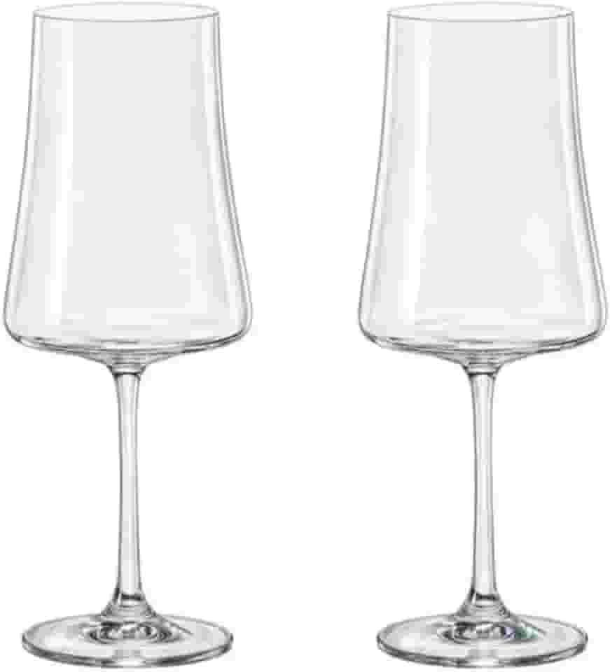 Kit 2 Taça de Cristal para Vinho Bohemia 560ml - XTRA NDI