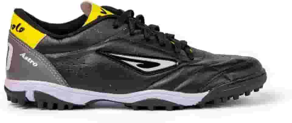 Chuteira em couro Astro Society Preto/Amarelo