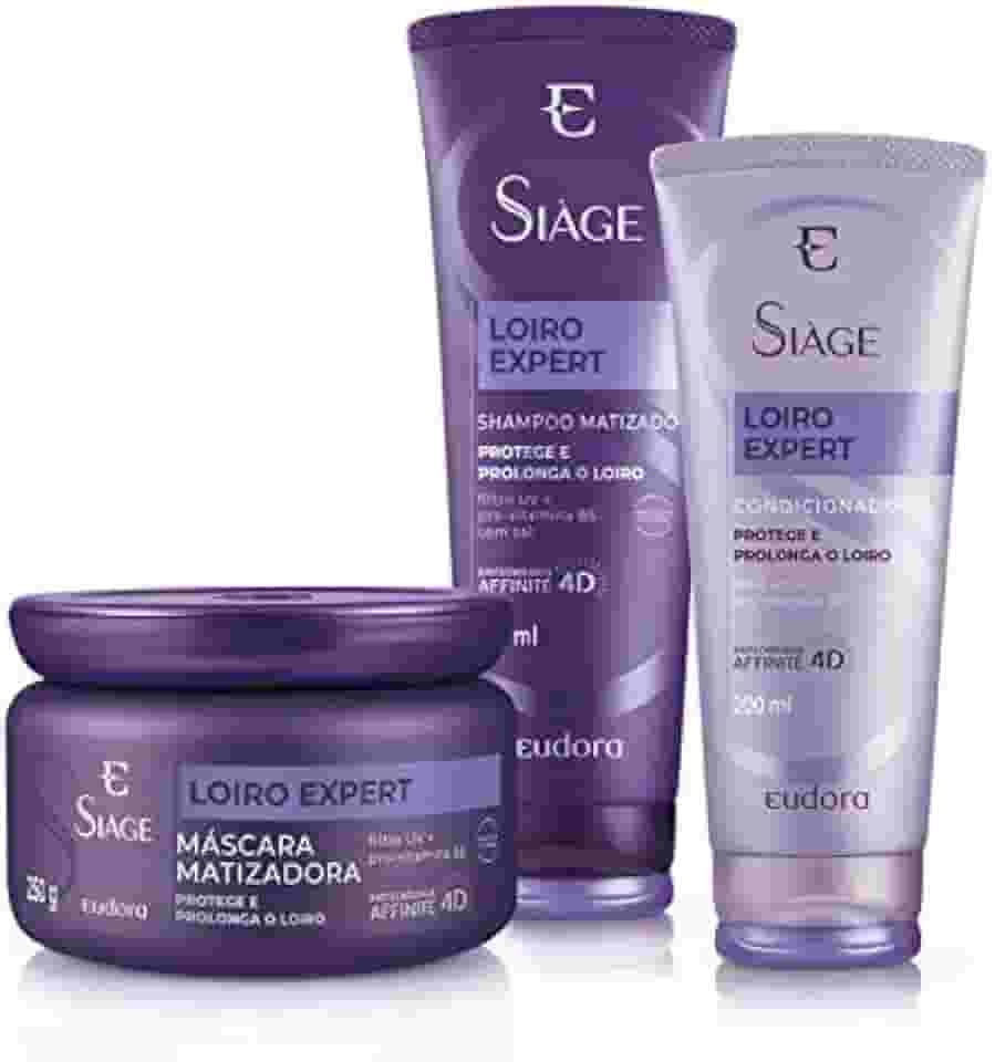 EUDORA KIT SIAGE LOIRO EXPERT 4D SHMP+COND+MASC MATIZADORA