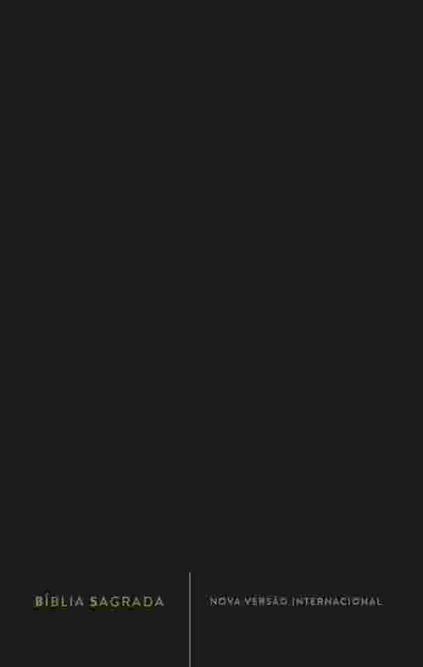 Bíblia Sagrada Slim NVI, Luxo, Capa Preta