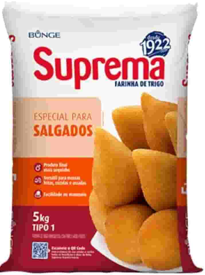 Farinha de Trigo Suprema para Salgados - 5kg - Plástico