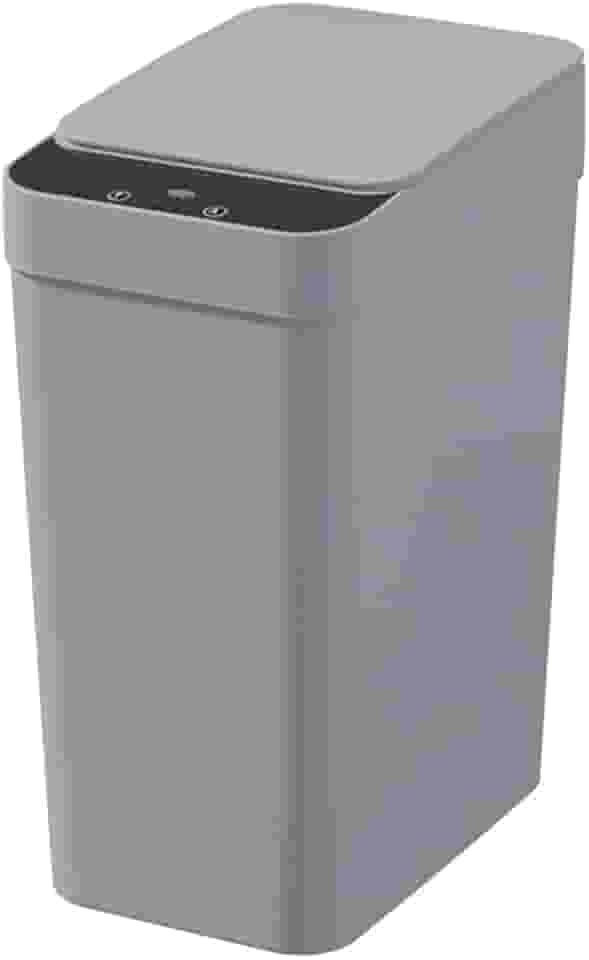Lixeiras Automáticas com Sensor – Opções de 12L com 3 Modos Inteligentes de Abertura e Fechamento para Cozinha, Banheiro e Escritório (Cinza 12L - 3 Modos)