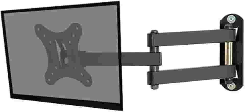 Suporte Articulado de Parede para TV e Monitor (10' a 26') - VESA Universal, Giro 180º, Inclinável e Extensível