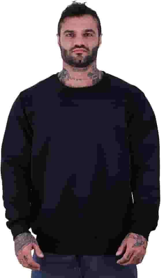 Blusa Moletom Basic MXD Conceito Sem Touca Academia Fitness Casual Lisa Sem Estampa