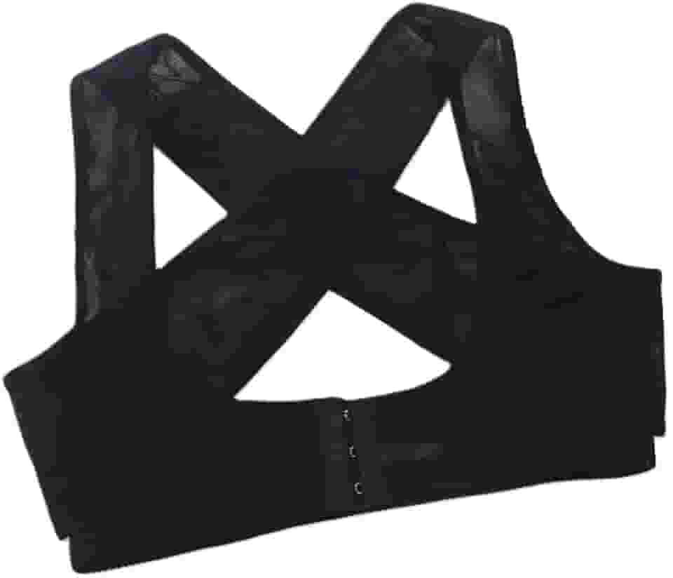 Sutiã Levanta Seios Corretor Postural Sutian Suporte (BR, Alfa, XG, Regular, Preto)